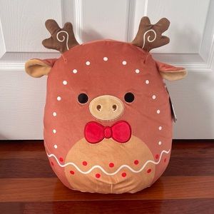 Stetson the Gingerbread Reindeer Moose 12” Squishmallow